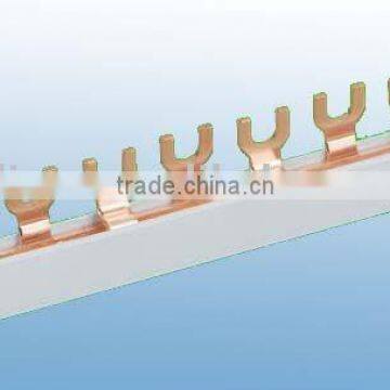 Pin type 2P Comb Busbar(busbar mcb,copper busbar)