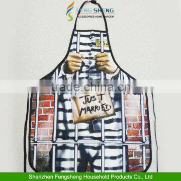 JUST MARRIED APRON IDEAL FOR A BACHELOR PARTY Novelty Aprons Sexy Funny Rude Cheeky Bar Waiter Kitchen BBQ Apron