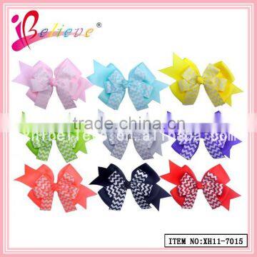 Factory Wholesale Hair Accessories New Years Hair Bows,stretch Ribbon Bow Tied photo-6