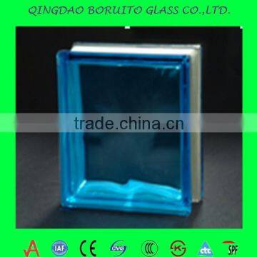 Blue Side-colored Parallel Glass Brick price