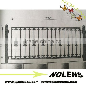 Security wrought Iron Fence for garden