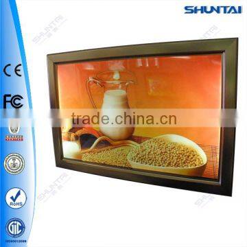 glass clip photo frames aluminum display box