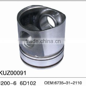 PISTON excavator spares PISTON for PC200/300/400series