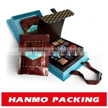 custom design&made fancy chocolate boxes red wholesale