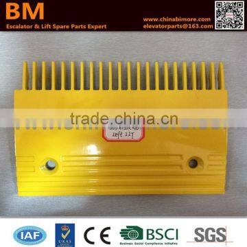 5130668H02 Escalator Comb Plate 202*130 Left 22T Yellow Aluminum