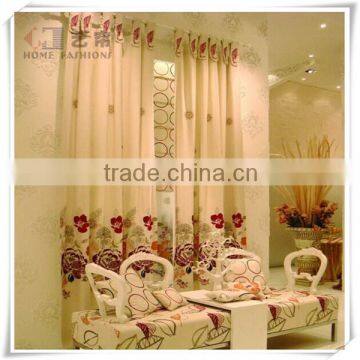 Yilian Luxury Curtain Fabric for Curtain Ready Made Austrian Curtains