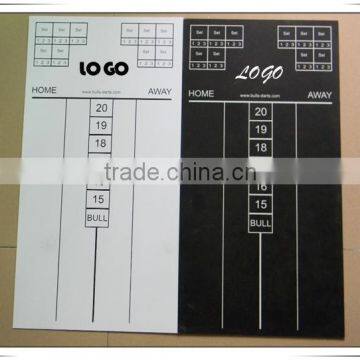 Black And White MDF Dart Scoreboard