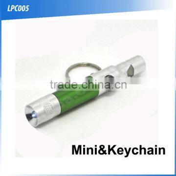 (120180) Promotional factory supply powerful mini key chain led flashlight