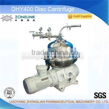 DHY400 Auto discharge waste oil cleaning centrifuge machine