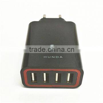 usb wall charger 4 Ports USB EU Travel Wall Charger