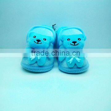 Babyfans Lovely Bear Decorate Baby Boys Shoes Wholesale Baby Shoes