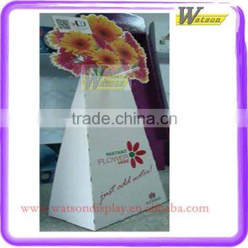 Flower shaped Cardboard display standee for Advertisement