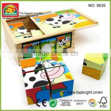 Top Bright 3d wooden jigsaw puzzle