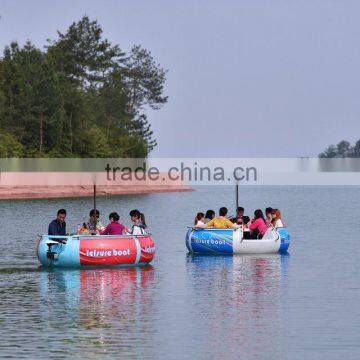 Amusement water park rides electric boat racing boat