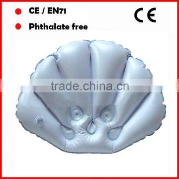 High Quality Phthalate free pvc inflatable magnetic bath pillow