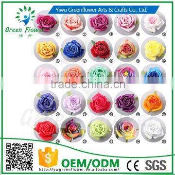 2016 Wholesale MulticolorLuxury Latex PU Artificial Flowers Diamond Rose Head Real Touch Bouquet Wedding Bridal Decor photo-6