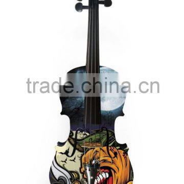 Tiger Painting Decorative Art Violin photo-3
