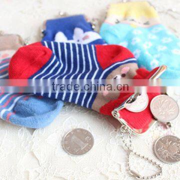 Hot sale cute wallet produced by socks, woman wallet, coin wallet