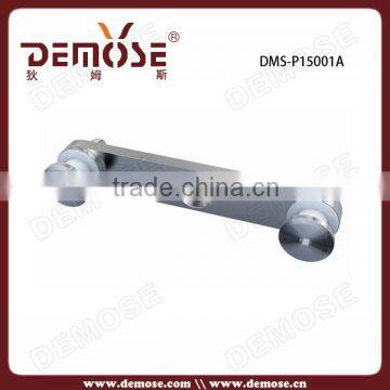 Decorative Pipe Caps and Glass Hinge Clamp