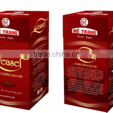 CHON CAO CAP GROUND COFFEE - ME TRANG BRAND - Weasel label