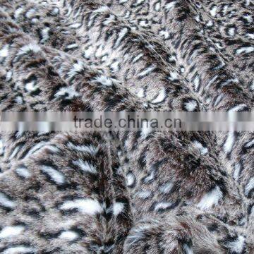 Loepard fur / Jacquard leopard fur fabric