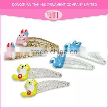 Biggest factory natural magnetic handmade hair accessories resin material