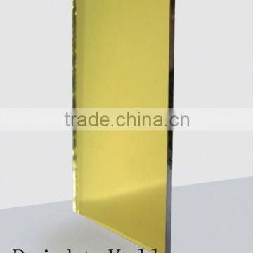 3-12mm Bright Yellow Backing Glass/paint glass