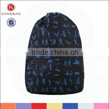 Hot Selling Promotional Custom Printed Drawstring Backpack Teenagers Nylon Plain Drawstring Backpack