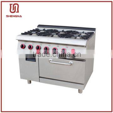 Stainless steel gas stove with 6 burner with high quality                        
                                                Quality Choice