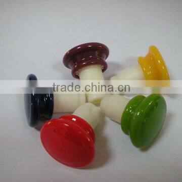 Wine Bottle Stopper/ Bottle closure/ Five-color cover