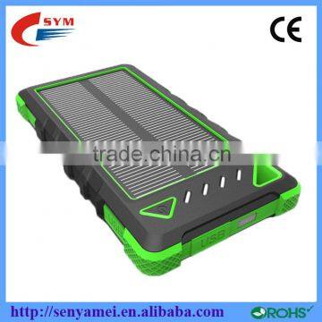 8000mah portable solar energy usb charger power bank