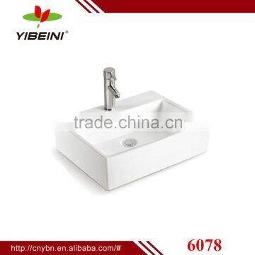 Modern counter wash hand basin _white sanitary ware basin_ india basin