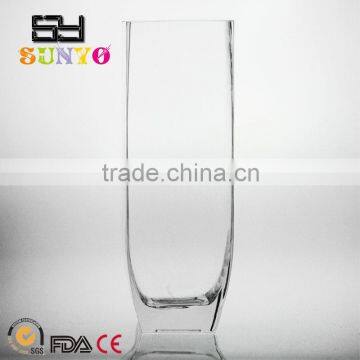 High Quality Handmade clear Crystal Glass Vase