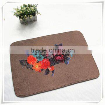 China supplier pvc backing digital printing entrance carpet mat door rug