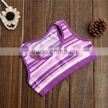 Young Girl Crop Top Seamless Sport Yoga Top Underwear