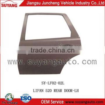 Hot selling metal SUYANG LIFAN 520 rear door auto parts exporters