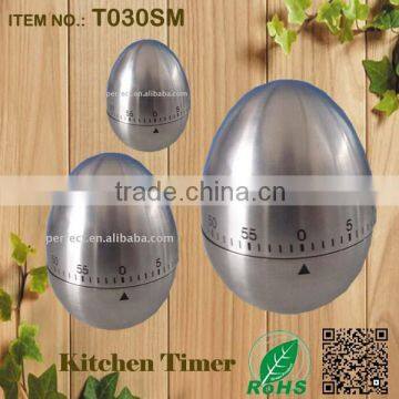 Hangzhou mechanical kitchen stainless steel egg timer