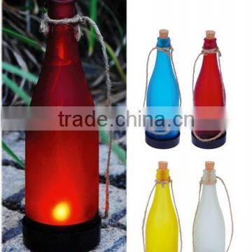 Solar bottle light