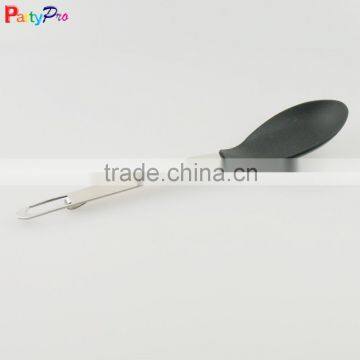 Silicone and stainless steel ladles skimmer kitchen utensils