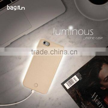 2016 New Arrival Selfie Led Phone Case Light up for Iphone 6 or 6 Plus to Photo