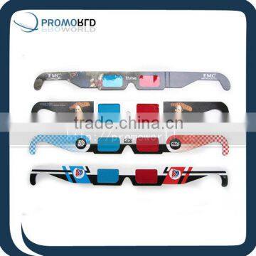 cheap paper 3d glasses.custom logo paper 3d glasses