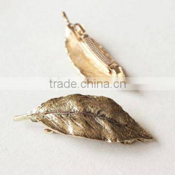 Euramerican Headwear Wholesale Alloy Hairpin,vintage Metal Leaf Barrettes Clip,women Hairpin Headdress Wholesale