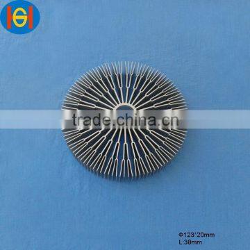 extrusion aluminum led round heatsink