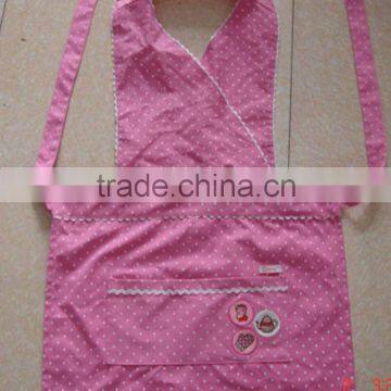 children kitchen&painting apron with customized logo cotton fabric used for promotion sales princess new design