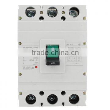Compective Price HCM1/CM1-630L/3300 630A 3Pole 4Pole MCCB Moulded Case Circuit Breaker photo-3