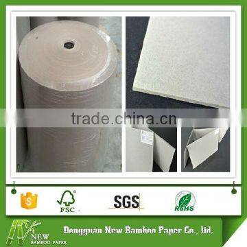 Thick grey chip board 1.3mm carton paper stocklot rolls