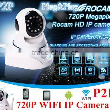 Cheap Home 1 megapixel wireless ip camera,P2P wifi Wireless ip camera HD 720P Pan/Tilt Night Vision wireless IP Camera Two Way