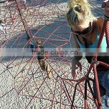 playground climbing wall rope