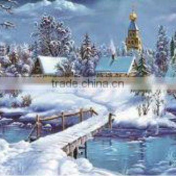 Hot Sell Landscape Custom 3D Lenticular Picture With Flip Effect