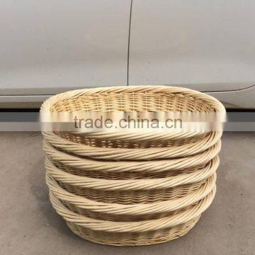 New Style Very Large Flat Wicker Basket Tray Very Popular in American Market